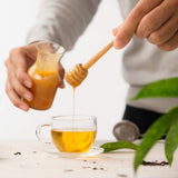 50pcs Honeycomb Stick 8cm Mini Wooden Honey Dipper Sticks Honey Stirrer Honey Wand for Honey Coffee Jam Kitchen Gadgets