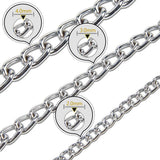 Pet Dog Collars Stainless Steel Training Collars Dog Chain Necklace for Dogs