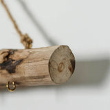 Unique Natural Driftwood Branches Wall Hanging Jewelry Organizers with 5 Hook Necklace Earrings Display