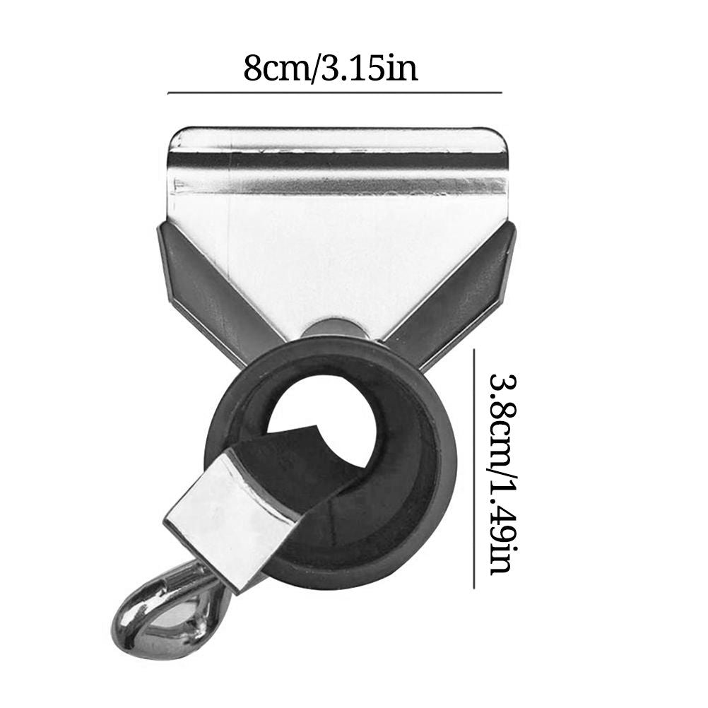 Flexible Heavy Duty Parasol Holder Stainless Steel Parasol Stand Fixed Clip for Garden Balcony Umbrella