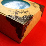 30Pcs Box Corner Protectors Carved Metal Case Wooden Box Edge Safety Guards