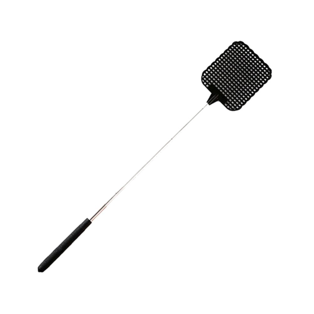 4 Pcs Plastic Telescopic Extendable Fly Swatter Stainless Steel Telescopic Rod Flapper Mosquito Bug Swatter