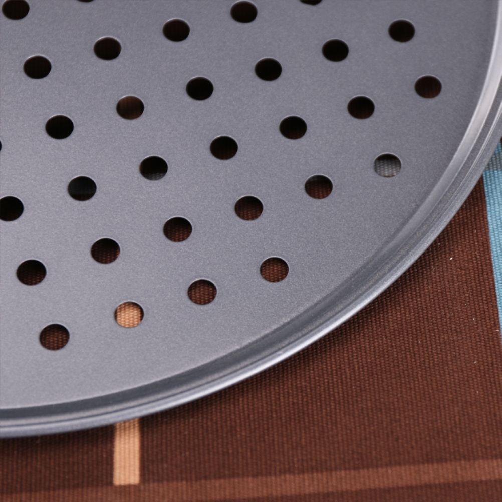 Non Stick Pizza Pan Pizza Tray Round Pizza Baking Tray Strong Baking Tool
