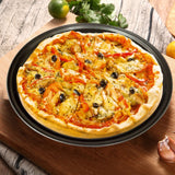 Non Stick Pizza Pan Pizza Tray Round Pizza Baking Tray Strong Baking Tool