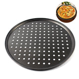 Non Stick Pizza Pan Pizza Tray Round Pizza Baking Tray Strong Baking Tool