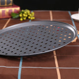Non Stick Pizza Pan Pizza Tray Round Pizza Baking Tray Strong Baking Tool