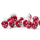 50PCS Mini Mushroom Decoration Miniature Garden Crafts Small Artificial Mushroom - Front View