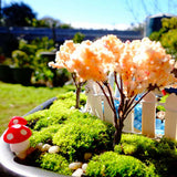 50PCS Mini Mushroom Decoration Miniature Garden Crafts Small Artificial Mushroom - Top-Down View