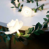 3Meter 20Leds Rose Flower LED Christmas Garland Fairy String Lights Battery Powered Outdoor Wedding Garden Party Decoration