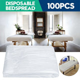 Disposable Couch Cover Cosmetic Bed Sheet Covers for Massage Tables Bed - Top-Down View