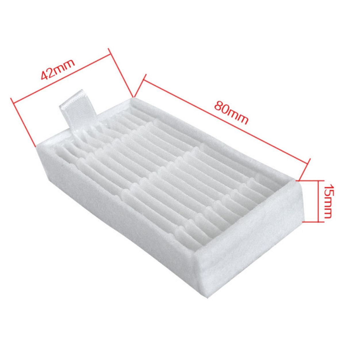 10 Pcs/lot Robot Vacuum Cleaner HEPA Filter replacement for iLife Robot Vacuum Cleaner, V3, V3S, V3S Pro, V5, V5S, V5S Pro