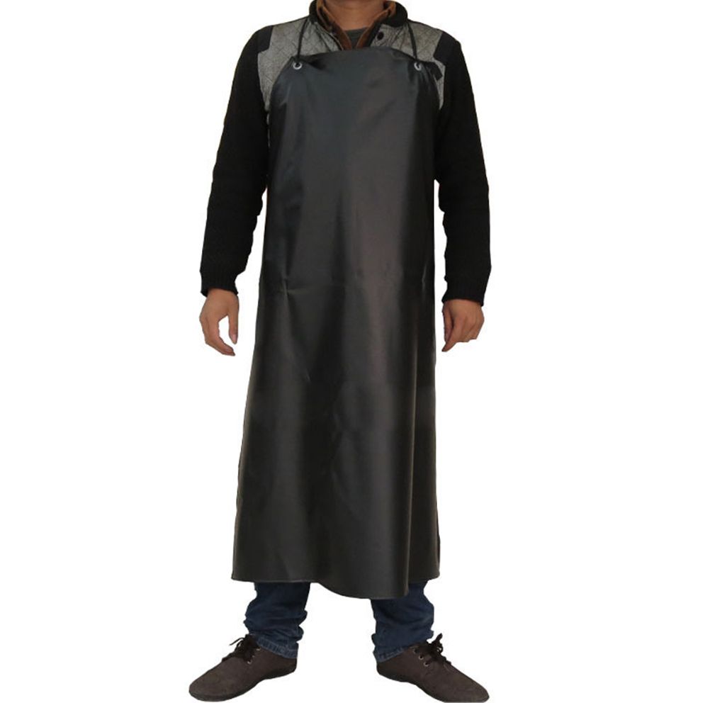Men s Heavy Duty Waterproof Stain Resistant Extra Long Apron for Kitchen Dishwashing Butcher Fishing