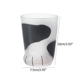 1 Pcs Cute Cat Paws Glass Tiger Paws Mug Office Coffee Mug Breakfast Milk Glass Cup Gift