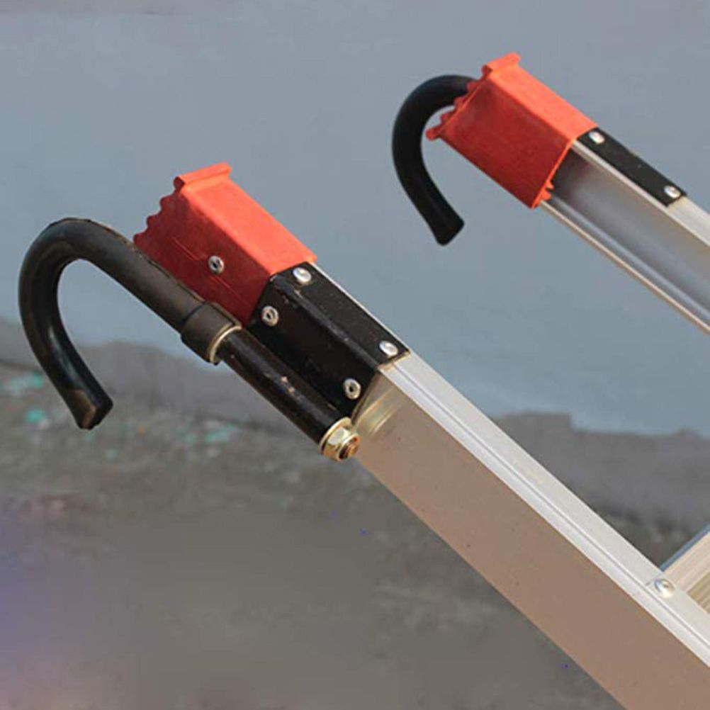 Telescoping Ladder Hook Stabilizers Standoff Roof Hook Kit Grip Stabilizer and Surface Protectors for Extension Ladders