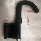 Telescoping Ladder Hook Stabilizers Standoff Roof Hook Kit Grip Stabilizer and Surface Protectors for Extension Ladders