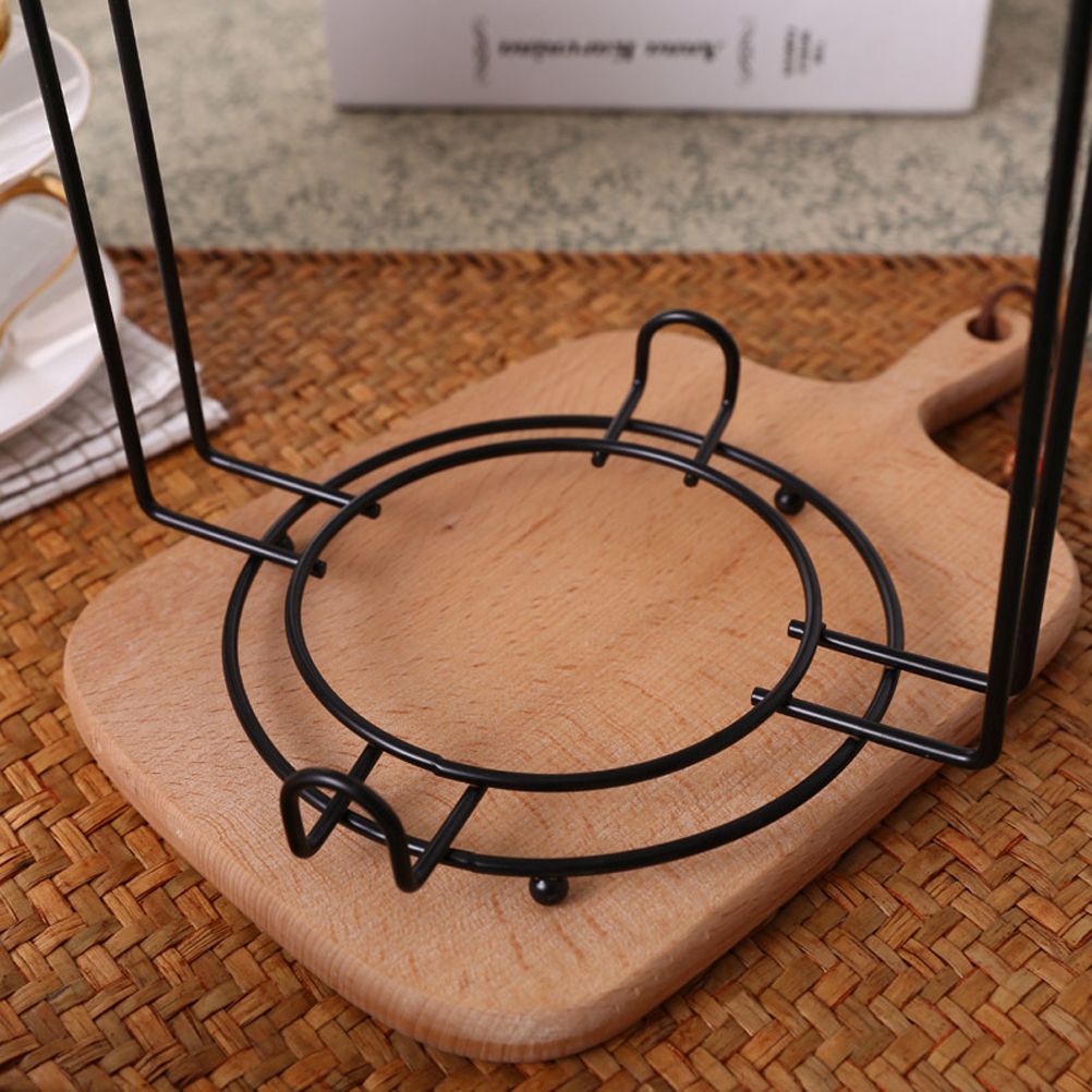 Tea Cups Display Stand Anti Rust Cups Holder Stainless Steel Drying Rack for Cups Dishes