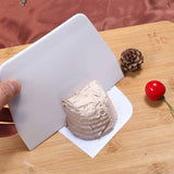7Pcs Plastic Cake Edge Scrappers Cutters Smoother Tool Set Dough Scraper Cake Scraper for Baking Cake