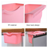 Kitchen Cabinet Door Plastic Basket Hanging Trash Can Waste Bin Garbage Bin Box