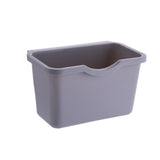 Kitchen Cabinet Door Plastic Basket Hanging Trash Can Waste Bin Garbage Bin Box - Front View