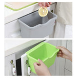 Kitchen Cabinet Door Plastic Basket Hanging Trash Can Waste Bin Garbage Bin Box - 45-Degree Angle