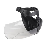 Safety Clear Grinding Face Shield Screen Mask Visor Eye Protection - Rear View