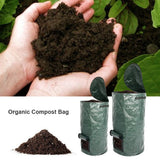 PE Compost Bag Environmental Organic Compost Bag Organic Waste Bag - Top-Down View