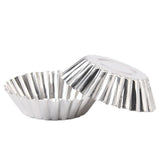 20Pcs Egg Tart Molds Mini Aluminum Cake Muffin Moulds Tins Pans Non Stick Cupcake Cake Moulds Kitchen Reusable Baking Tools