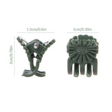 50Pcs Plastic Plant Clips Vine Fixing Clip Gardening Clips for Orchid Tomato - Close-Up Angle