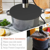 Sous Vide Lid for Cooking Silicone Sous Vide Lid for Stock Pots