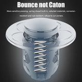 Sink Plug Stainless Steel Pop Up Sink Plug Universal Drain Plug for Countertop Washbasin Bath Plug