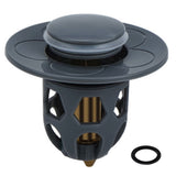 Sink Plug Stainless Steel Up Sink Plug Universal Drain Plug for Countertop Washbasin Bath Plug