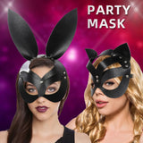 Cosplay Face Cover Carnival Masquerade Face Cover Halloween Dress Up Costume Props Party Decor - Side View