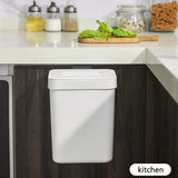Small Kitchen Compost Bin 3L Kitchen Waste Bin Household Countertop Container with Lid for Rubbish Composter