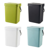 Small Kitchen Compost Bin 3L Kitchen Waste Bin Household Countertop Container with Lid for Rubbish Composter