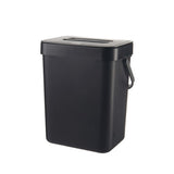 Small Kitchen Compost Bin 3L Kitchen Waste Bin Household Countertop Container with Lid for Rubbish Composter - 45-Degree Angle