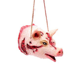 Halloween Hanging Tattered Pig Mouse Spider Bat Prank Props Halloween Party Favors Supplies Haunted House Decorations
