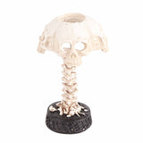Skeleton Table Lamp Skeleton Night Lamp Halloween Industrial Retro Style Lamp Horror Bedroom Decoration - Front View