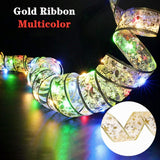 Christmas Fairy Lights Ribbon Christmas Lights Battery Operated String Lights Christmas Tree Christmas Party Holiday Indoor Outdoor Decoration - Rear View