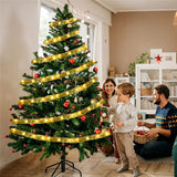 Christmas Fairy Lights Ribbon Christmas Lights Battery Operated String Lights Christmas Tree Christmas Party Holiday Indoor Outdoor Decoration - 45-Degree Angle