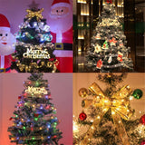 Christmas Fairy Lights Ribbon Christmas Lights Battery Operated String Lights Christmas Tree Christmas Party Holiday Indoor Outdoor Decoration - Close-Up Angle