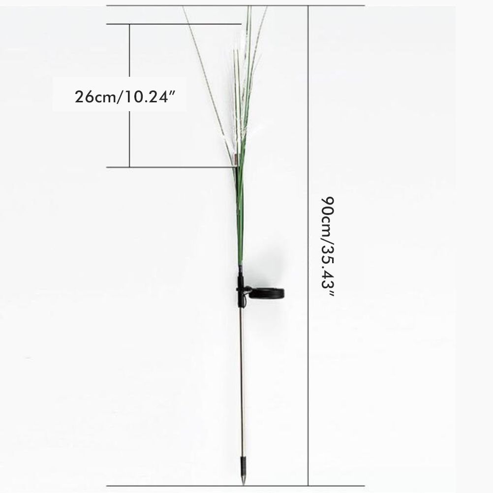 Solar Reed Garden Lights Waterproof LED Garden Stake Lights Decorative for Outdoor Lawn Patio Yard Pathway