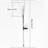 Solar Reed Garden Lights Waterproof LED Garden Stake Lights Decorative for Outdoor Lawn Patio Yard Pathway