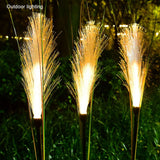 Solar Reed Garden Lights Waterproof LED Garden Stake Lights Decorative for Outdoor Lawn Patio Yard Pathway - Extra Image