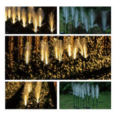 Solar Reed Garden Lights Waterproof LED Garden Stake Lights Decorative for Outdoor Lawn Patio Yard Pathway - Extra Image