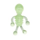 10Pcs Halloween Stretchy Luminous Small Skeleton Toy TPR Stress Relief Toy Halloween Party Favors Supplies