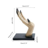 Halloween Horror Witch Hand Book Stand Resin Witch Hand Ornament Halloween Home Bar Decor Holiday Decorations