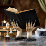 Halloween Horror Witch Hand Book Stand Resin Witch Hand Ornament Halloween Home Bar Decor Holiday Decorations