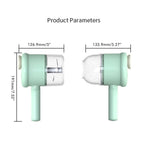2 in 1 Handheld Electric Garlic Grinder Vegetable Cutter Portable Food Processor for Garlic Pepper Chili Onion Celery Ginger Meat