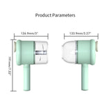 2 in 1 Handheld Electric Garlic Grinder Vegetable Cutter Portable Food Processor for Garlic Pepper Chili Onion Celery Ginger Meat - Front View