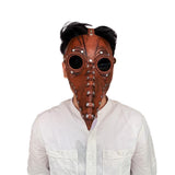 Halloween Beak Face Cover Latex Steampunk Face Cover for Halloween Party Cosplay Costume Dress Up Props Bar Decors - Top-Down View